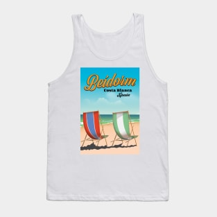 Benidorm Beach poster Tank Top